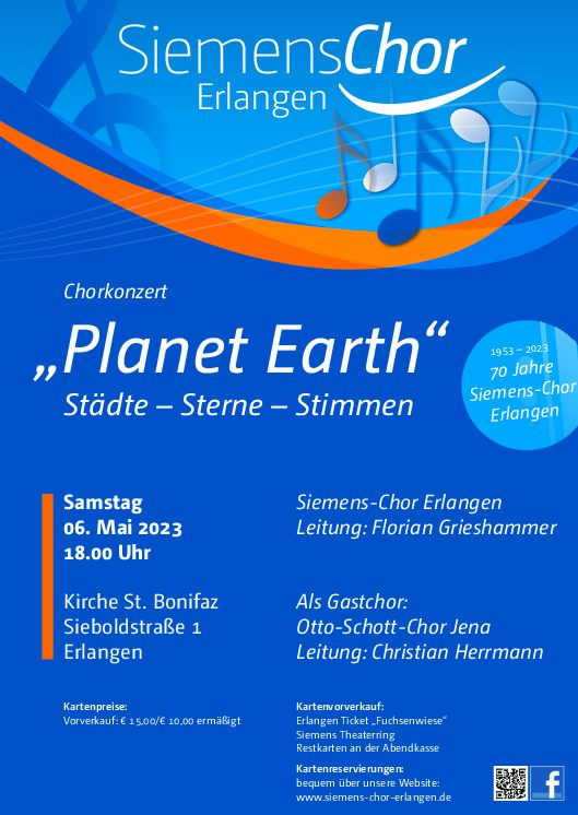 Planet Earth, 06.05.2023, St. Bonifaz Erlangen